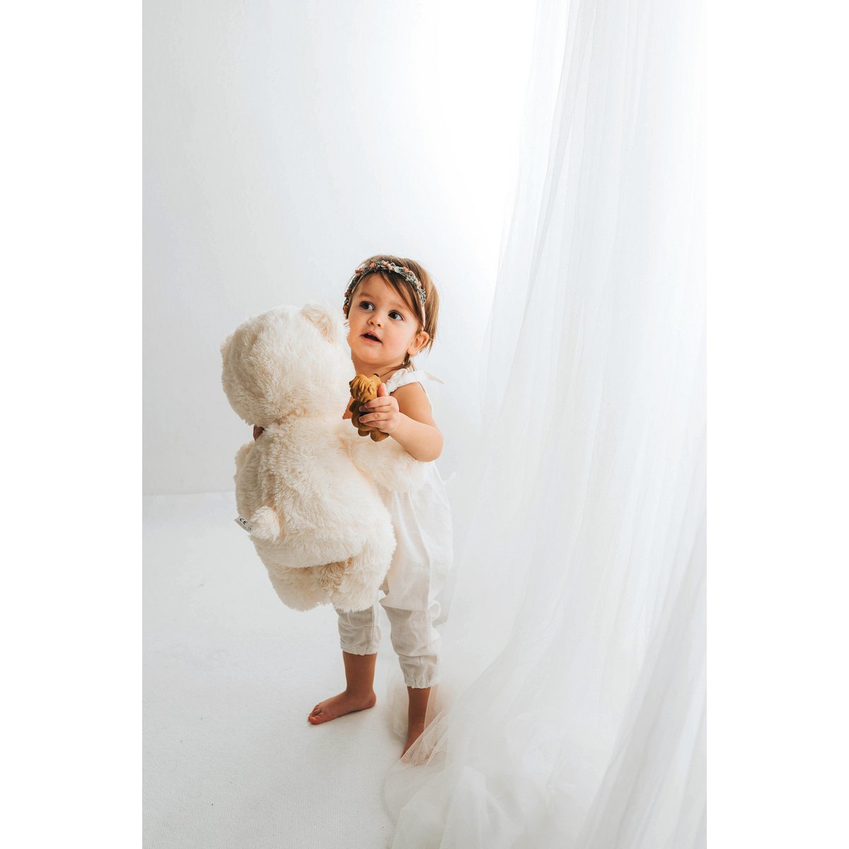 Unisex linen/cotton romper