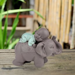 Figurka Buddy – Słoń Bonze – Dekoracja Zen i Feng Shui – Duchowa i zrelaksowana atmosfera – Dekoracyjny pomysł na prezent
