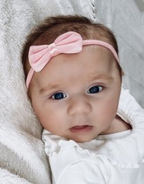 Babyschleife aus Nylon-Haarband aus Samt