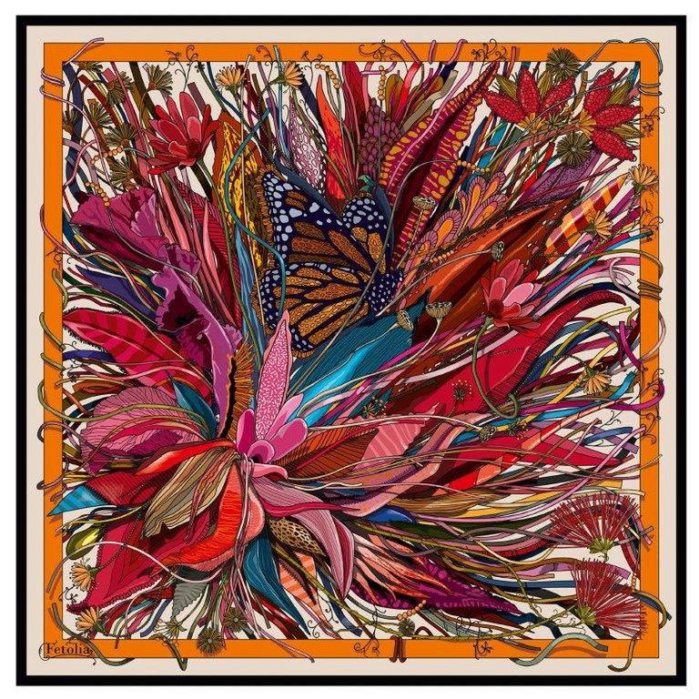 Medusa's Bloem 100% Zijden Sjaal (3 kleuren)
