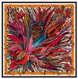 Foulard Medusa's Flower 100% Seta (3 colori)
