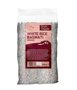Rice, basmati, white, organic, Smart Organic, 500g