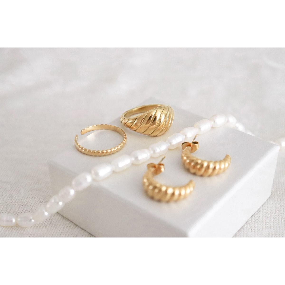 Anello croissant - Oro