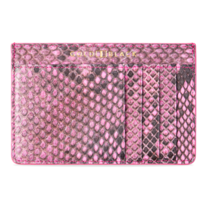 Royal Kartenetui Pythonleder Pink