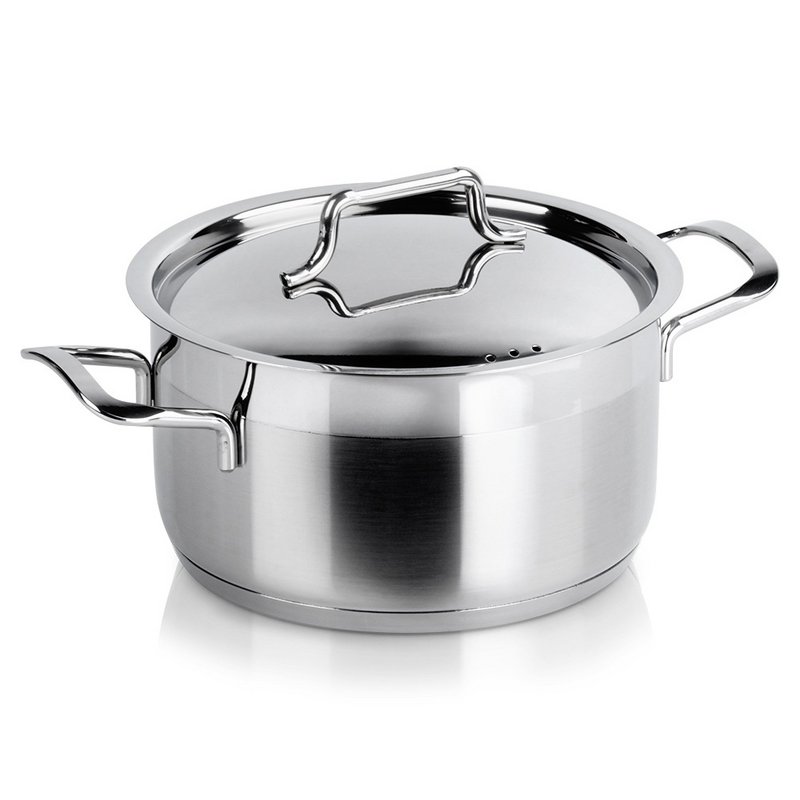 Acier en pot avec couvercle anett 18 cm, 2,3 L