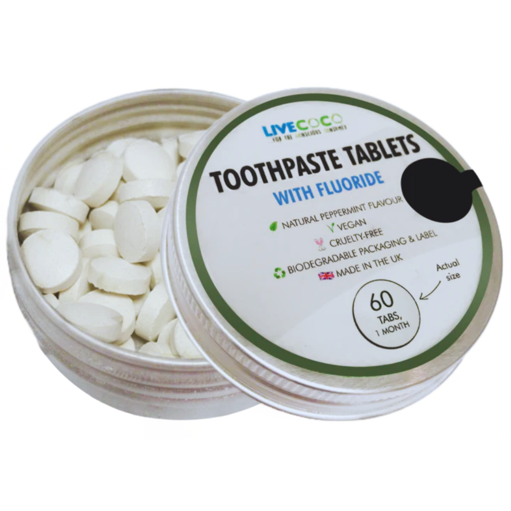 Menta piperita fresca (fluoro-1440 ppm) - Compresse di dentifricio a spreco zero