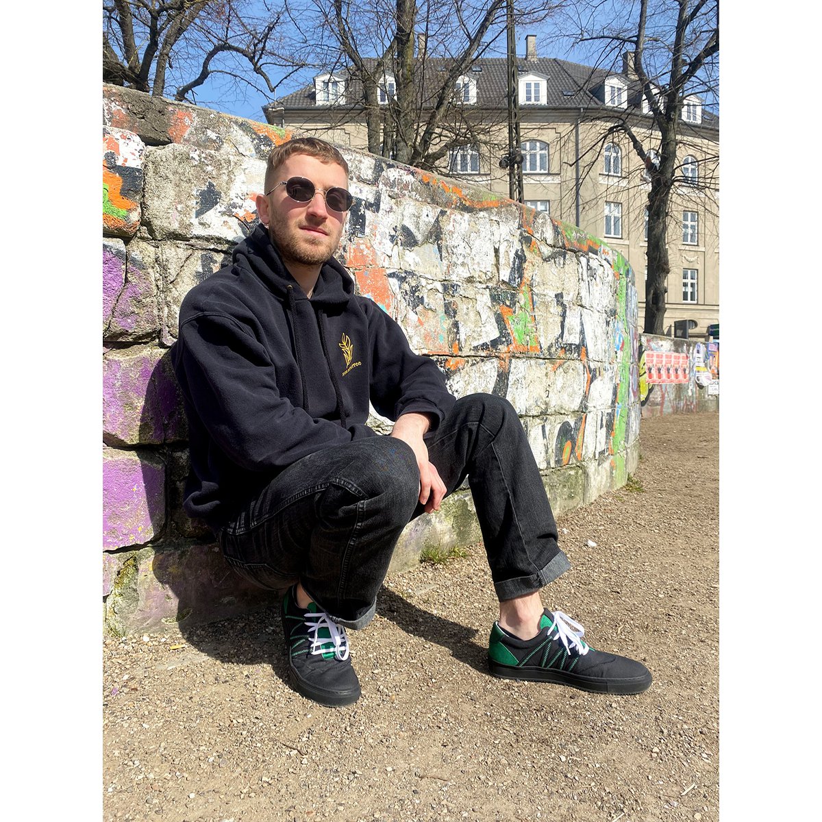 Green/Black Phoenix Unisex Shoes