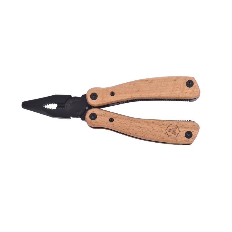Pinza multifunzione nera Laguiole Wood di faggio nero
