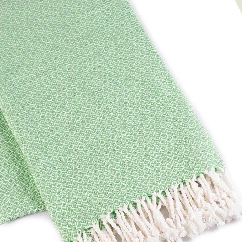 Appel Green 100 cm x 180 cm 100% Cotton