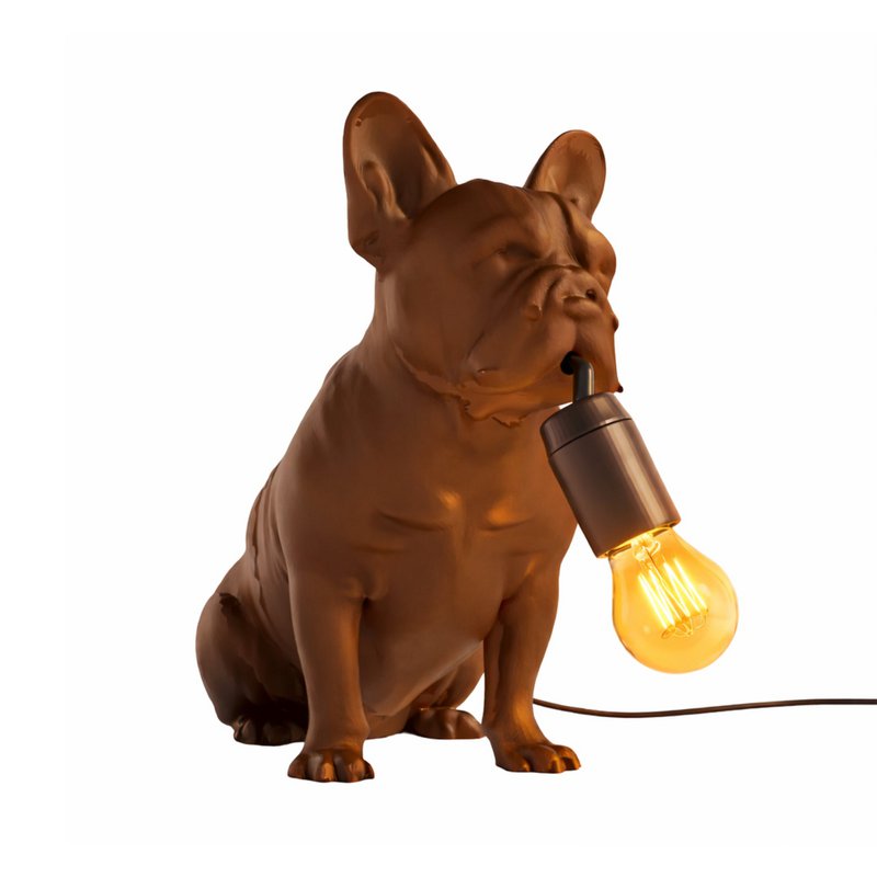 Fransk Bull Dog Table Lamp