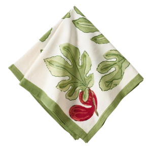 Groene rode vijgenhanddoek