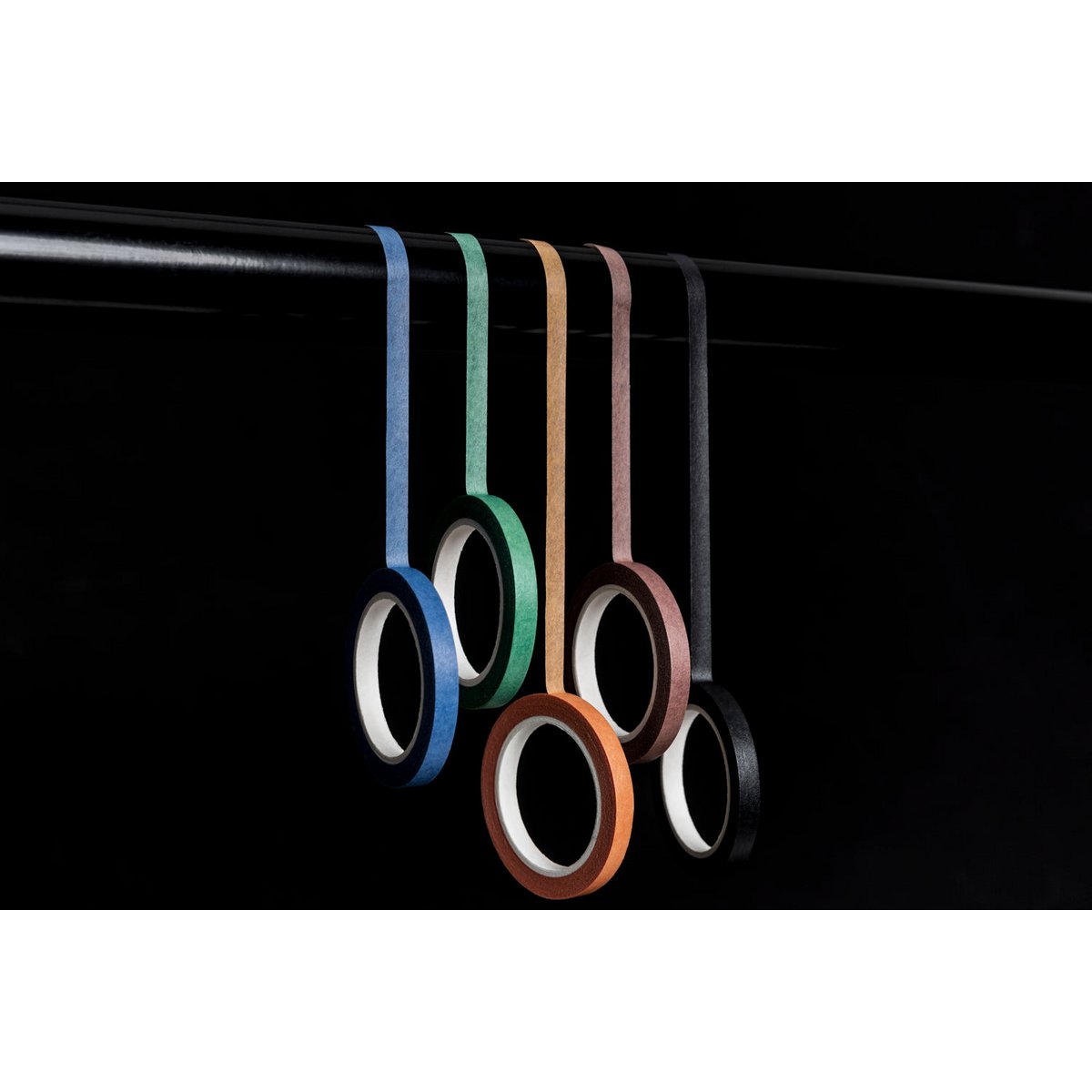 lente gekleurde dunne washi tape bundel