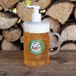 2-in-1-Seifenspender, Bierkrug mit Handseife. Prost! 720 ml
