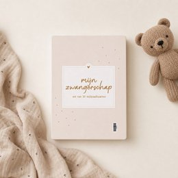 Fyllbooks Milestone kortsæt Graviditet - Beige