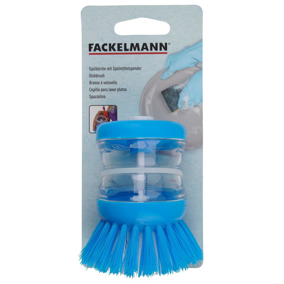 Spülbürste mit Vorratsbehälter für Fackelmann Tecno Spülmittel