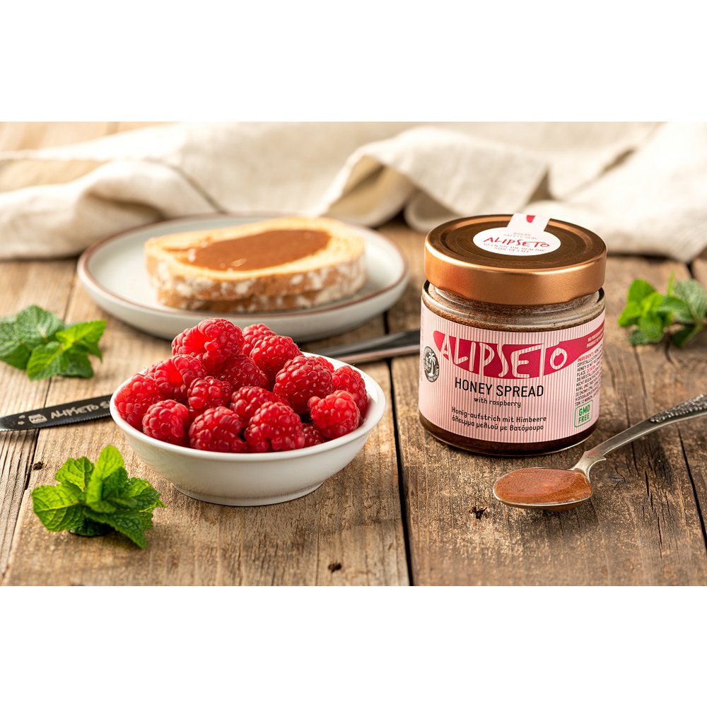 Honey spread with raspberry, 300g