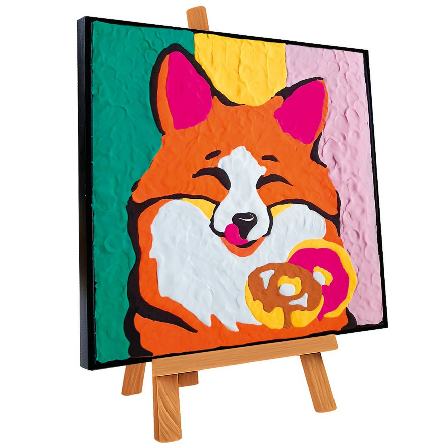 Okto Sensory Art Color By Numbers - Animals - Fox