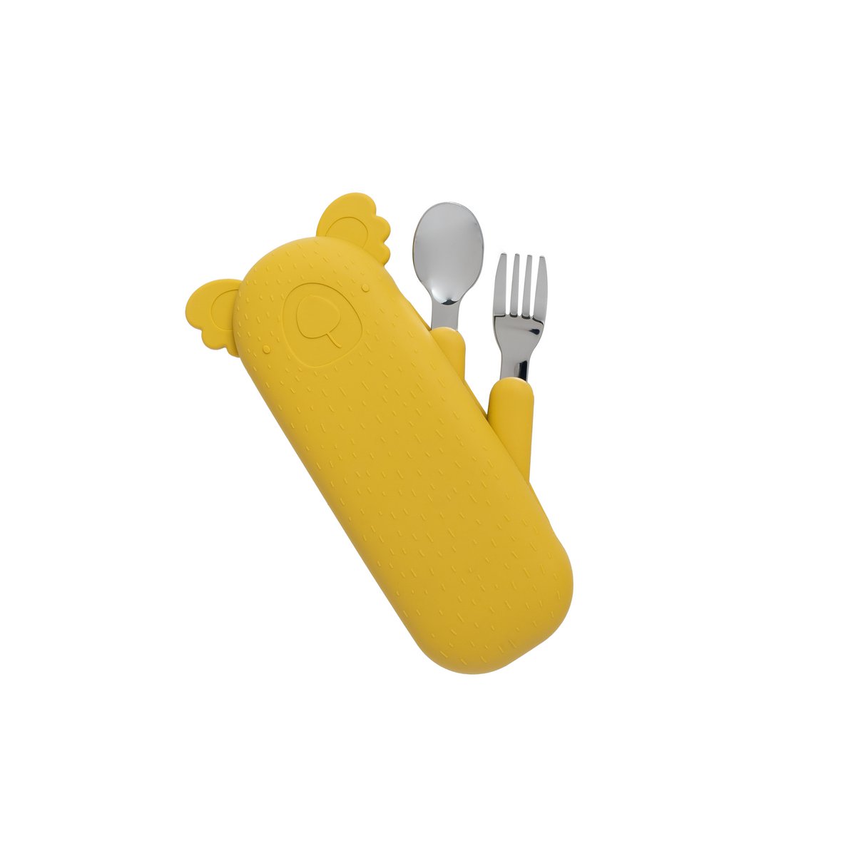 Cutlery Set and Case Zoe the Koala Mustard