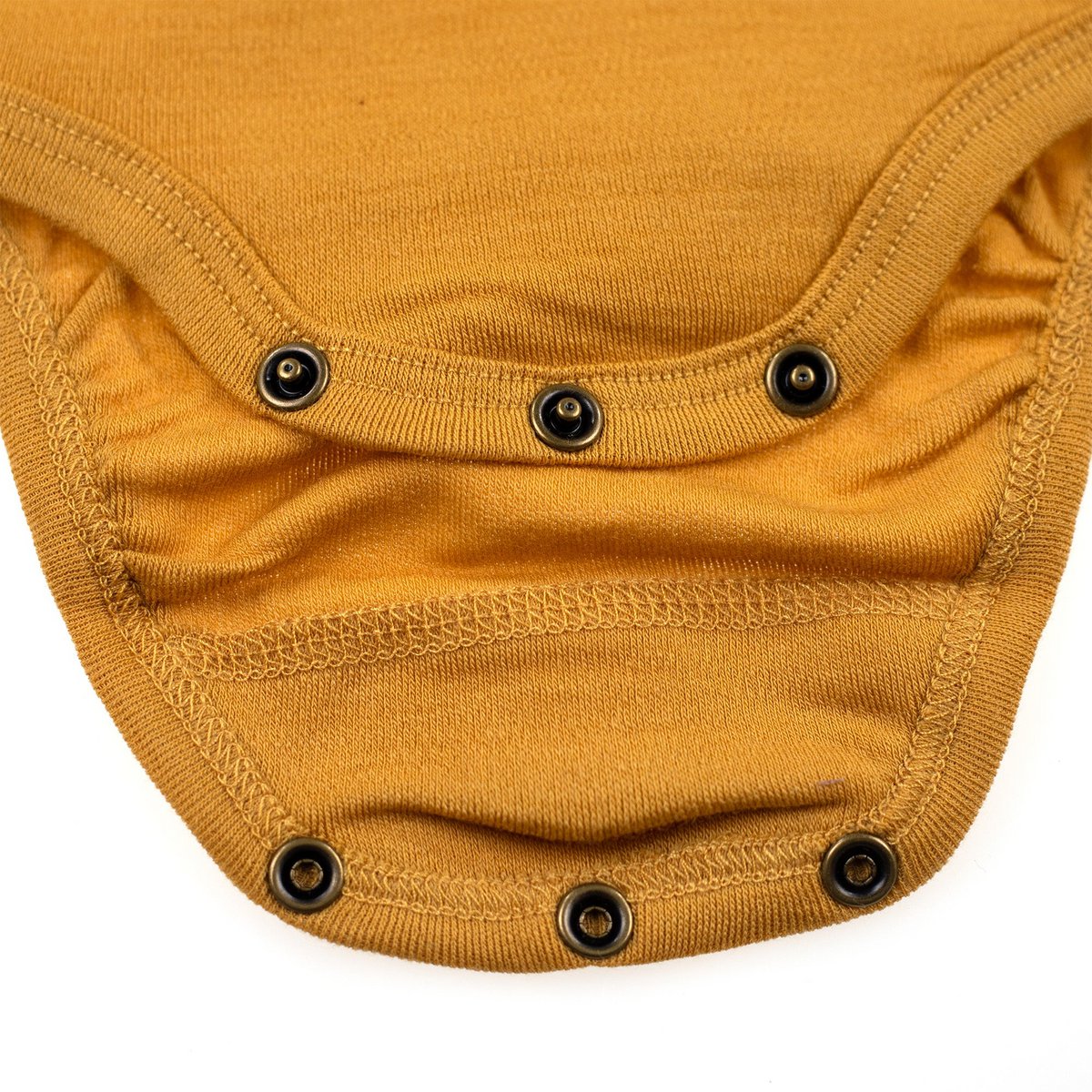 Body de lana manga larga - Lana Merino - Harvest Gold