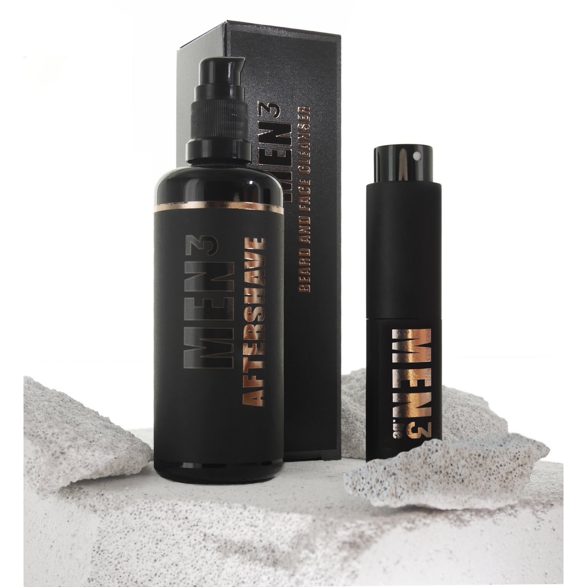Set de perfume y aftershave MEN³ (set de regalo)