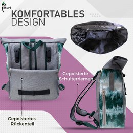 Sac à vélo combinés / porte-bagages de sac à dos - Pinos