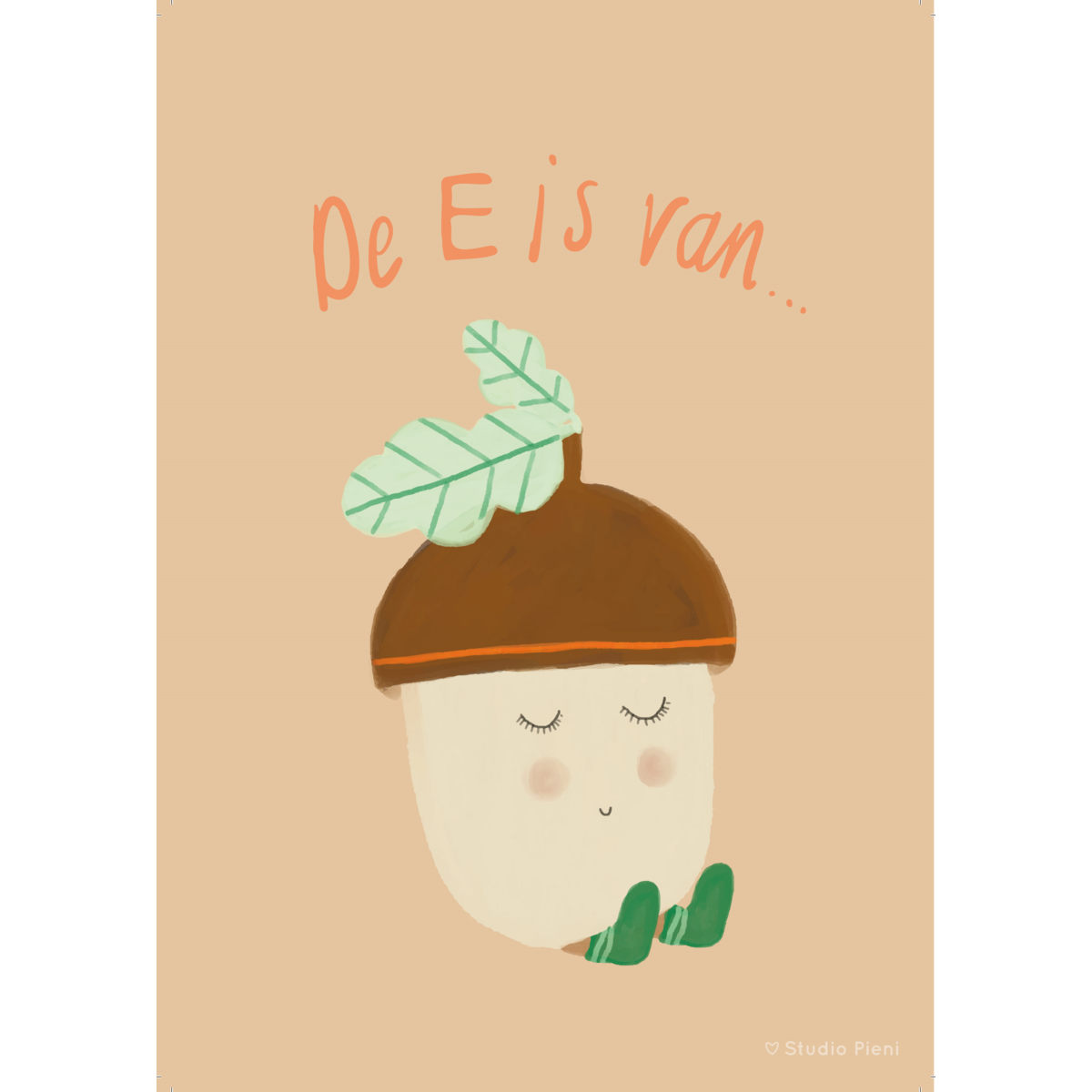 Affiches A4 alphabet : le E c'est pour....