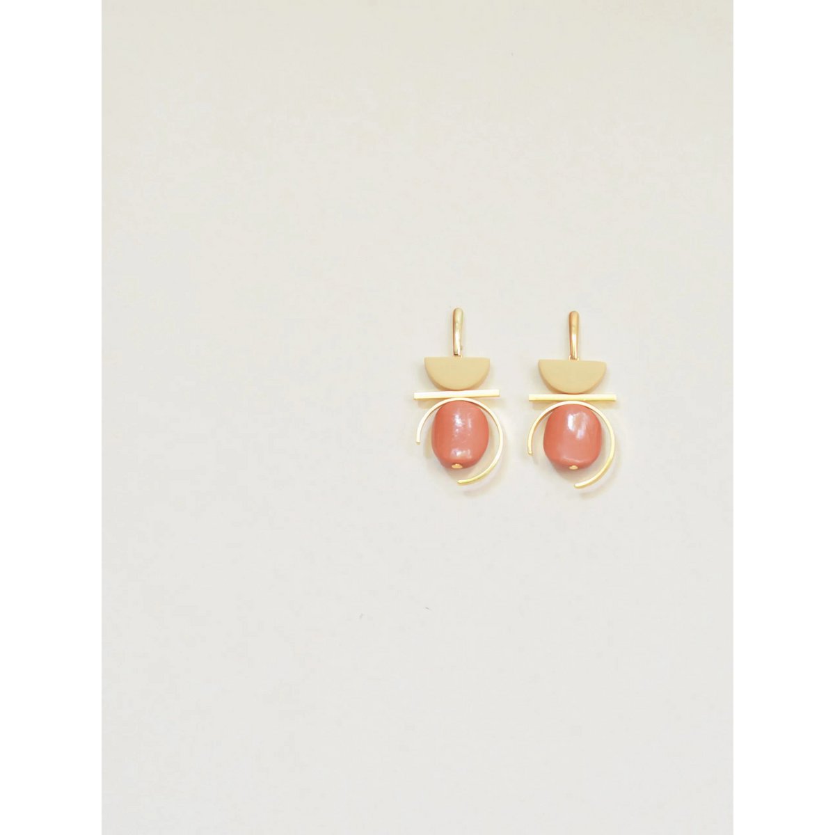 Kontrast in Creme und Mandarine