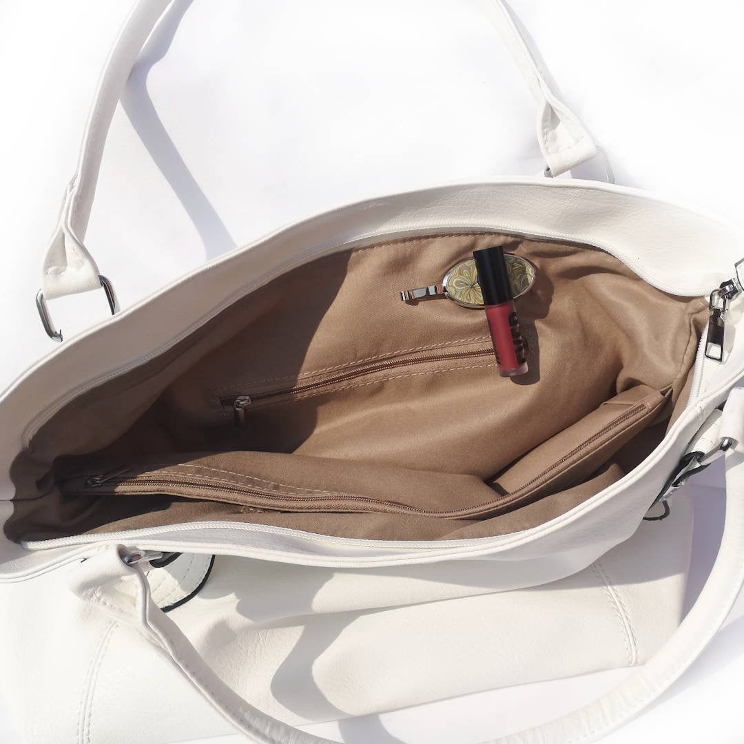 Funky Flowers: Teléfono magnético de diseño y llavero, para bolso, automóvil, hogar