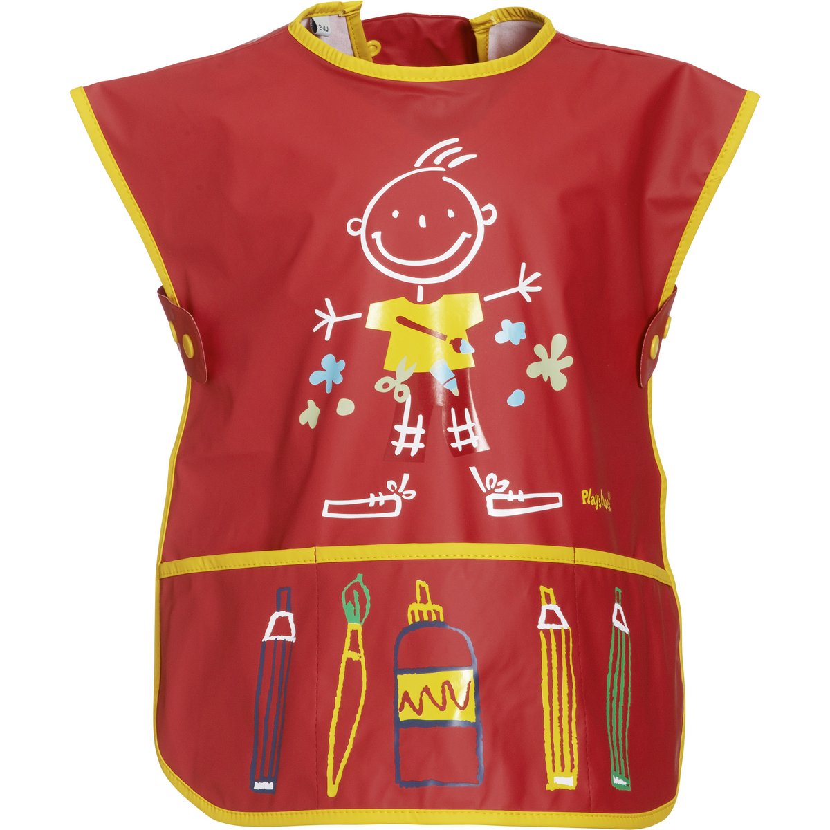 Delantal para pintar - rojo