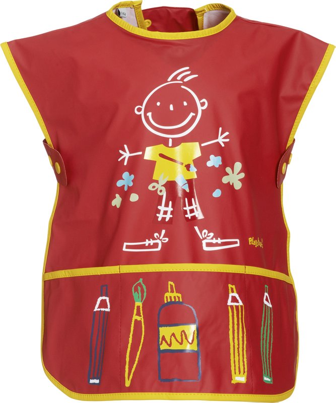 Delantal para pintar - rojo