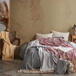 BOHORIA® XXL Tulum narzuta "Naturalna Bawełna"