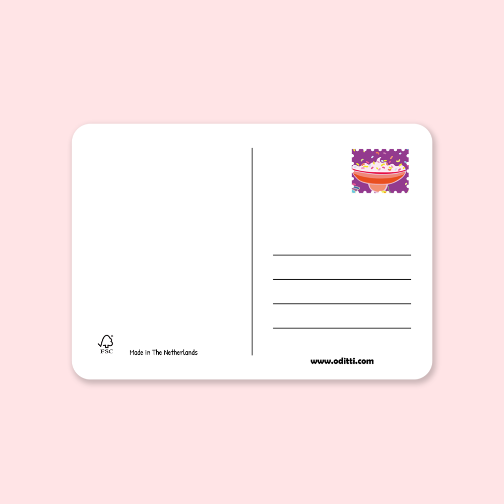 Congratulations Festive Postcard