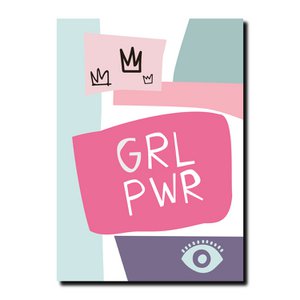 Postkarte GRL Power