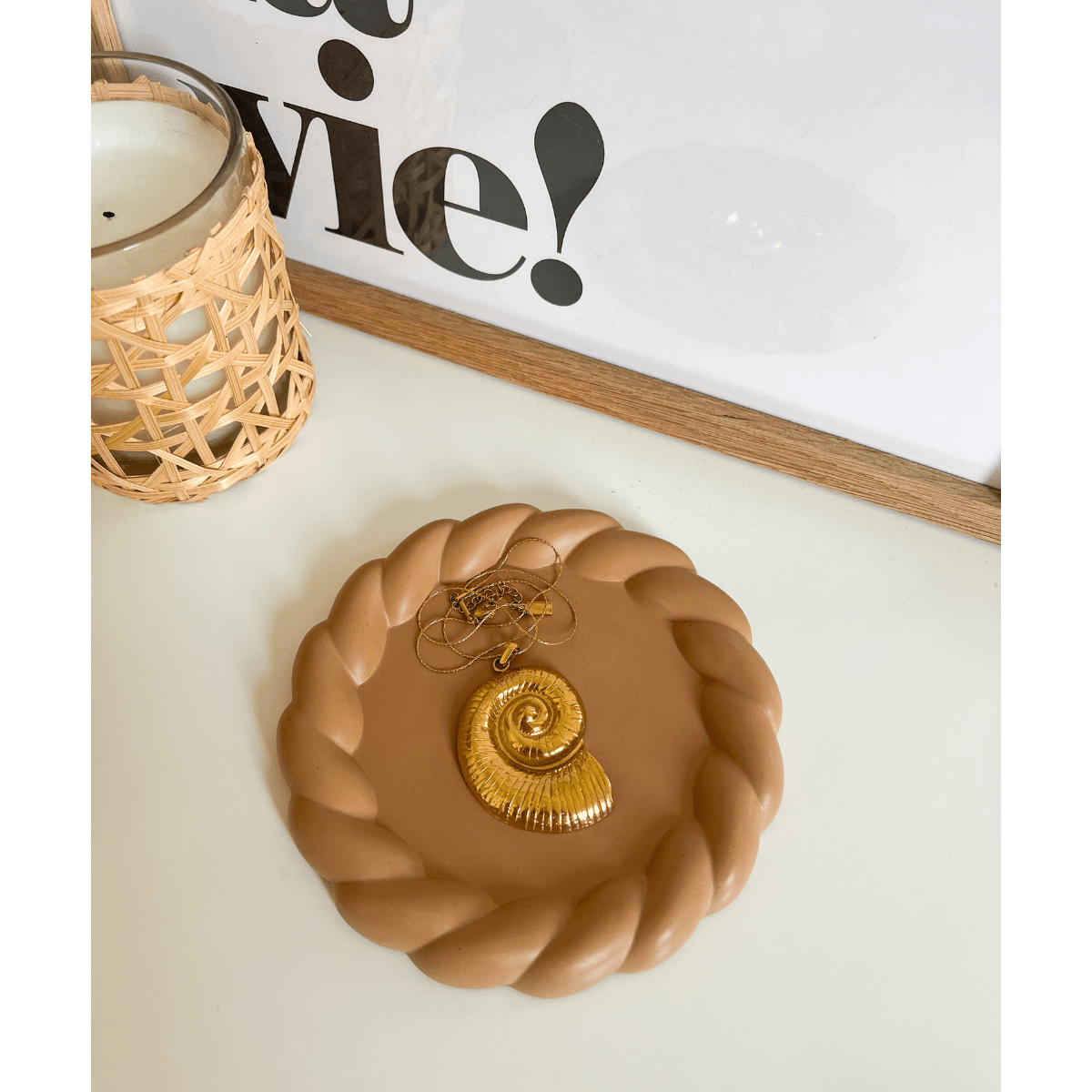 Vassoio Twist Butterscotch