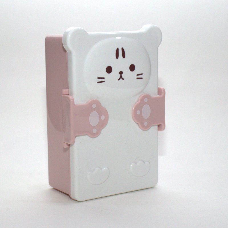 Bento snack box for children - Pink Cat