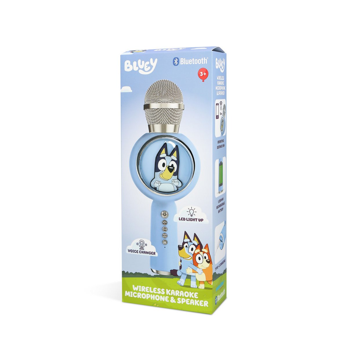 Bluey - Popsing Led Light - bluetooth karaoke microphone