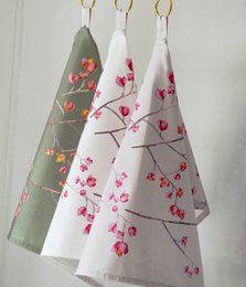 Kitchen Towel Branches Almond