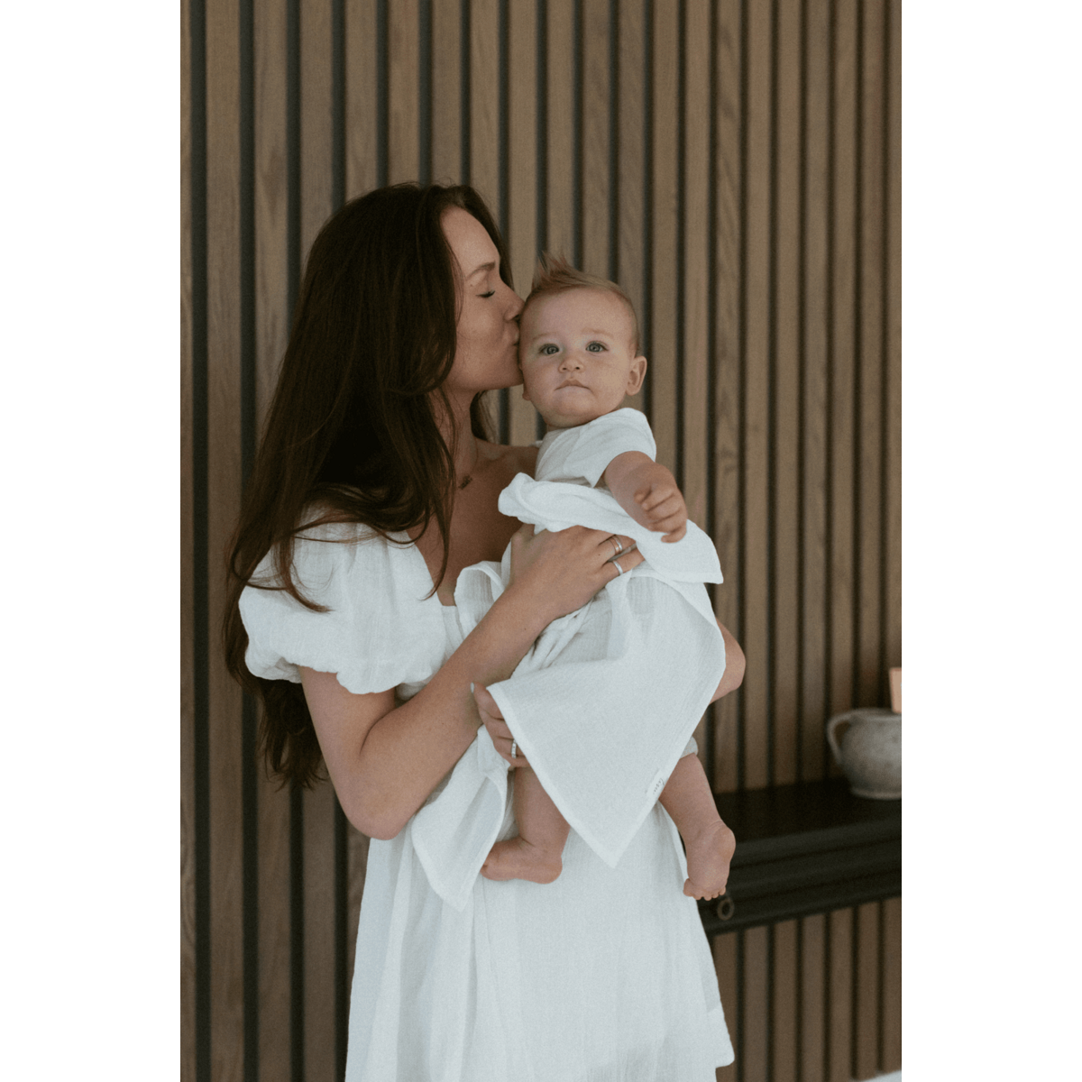TISU muslin, White Pearl