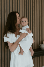 TISU muslin, White Pearl