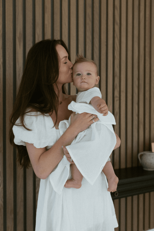 TISU muslin, White Pearl