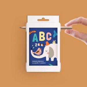 ABCs Lernbuch mit Tieren - Scrollino ABC Zoo
