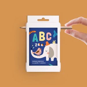 ABCs Lernbuch mit Tieren - Scrollino ABC Zoo
