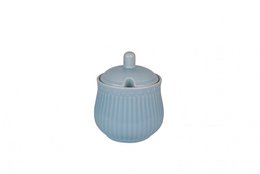 Azucarero de porcelana LOVE en color azul pastel Isabelle Rose