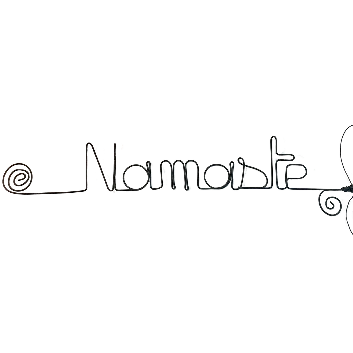 Ginkgo Flower - "Namaste" - Vægdekoration af jerntråd