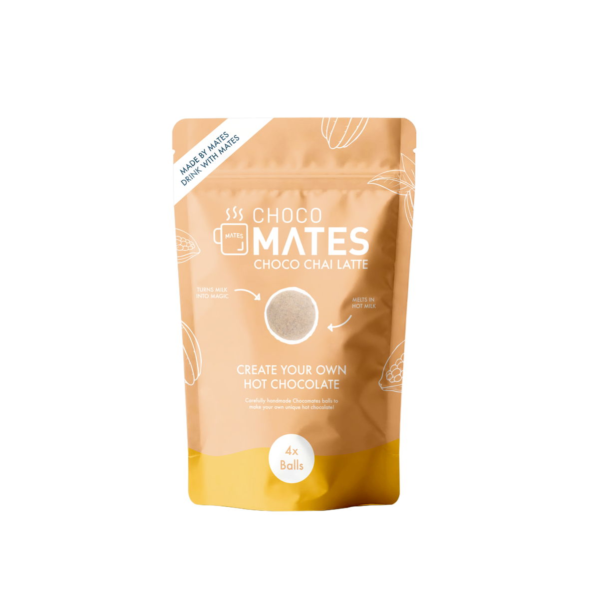 Chai Latte Chocomates - Hot Chocolate