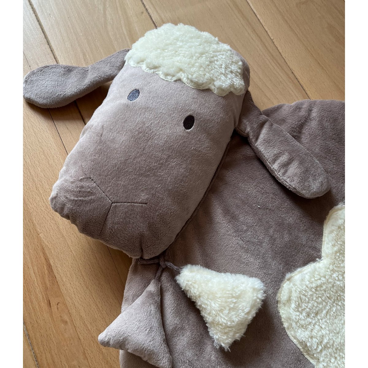 Schaap - houten educatieve babygymstandaard + interactieve mat