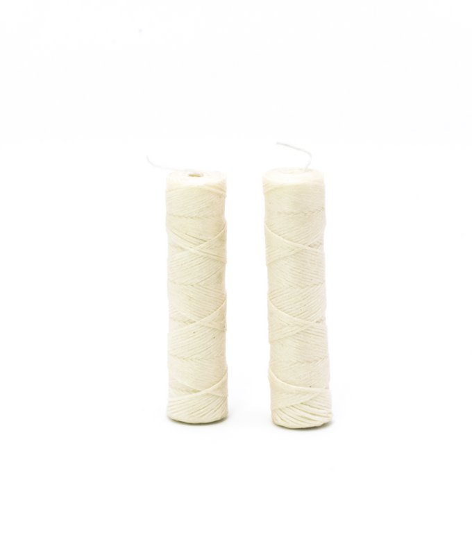 Refills Naturlig silketandtråd med vegetabilsk voks. 2 spoler á 30 mt hver. BioBambus