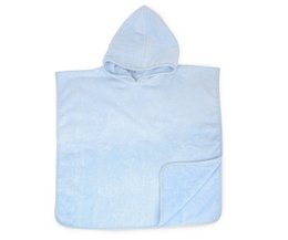 Baby Poncho, Light Blue, 450 gr, 55 x 55 cm