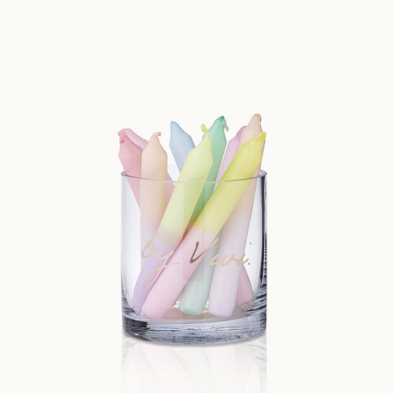Florero decorativo para velas pequeñas