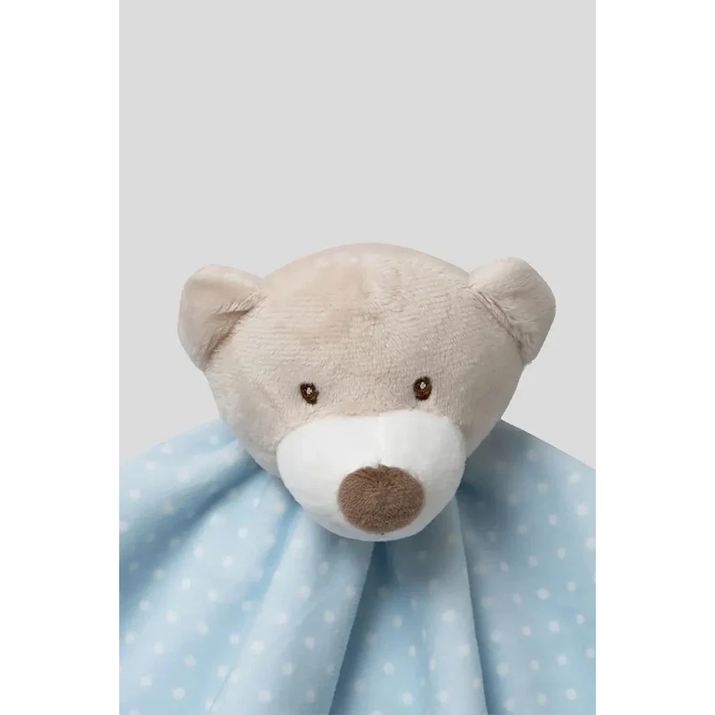 Baby blød plys dyne, bjørnehoved